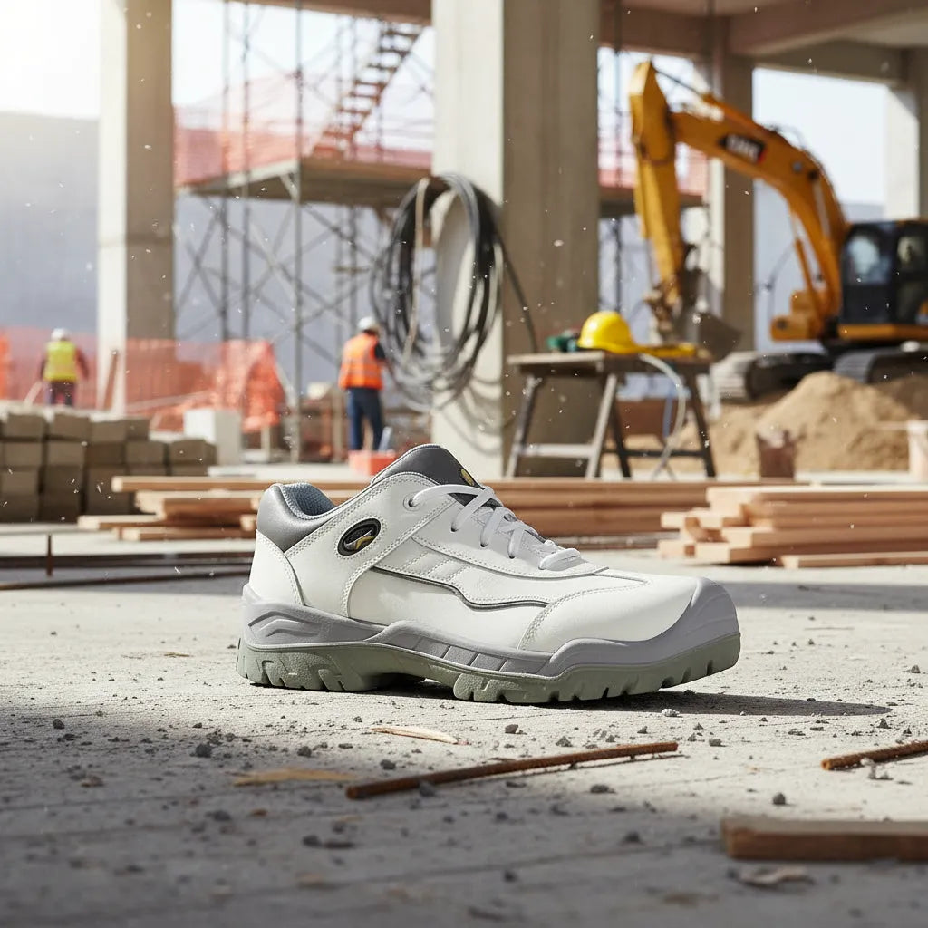 Zapatos De Seguridad Unisex Blanco Impermeable Dieléctrico