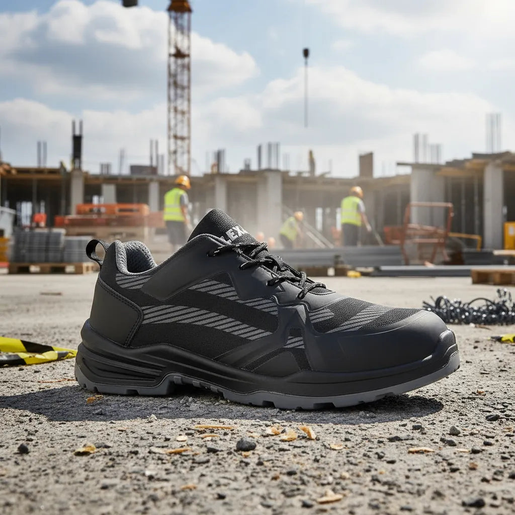 Zapatos anti perforación ideal para trabajo industrial seguro