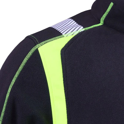 Chaqueta Micropolar Hombre Negra Activex | Térmica, Liviana y Cómoda