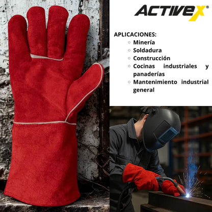 Guante Descarne para Trabajo Industrial | Resistente y Durable para Soldadura