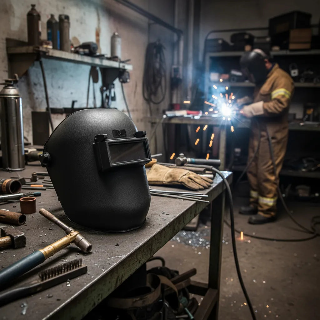 Máscara de Soldar con Visor alzable