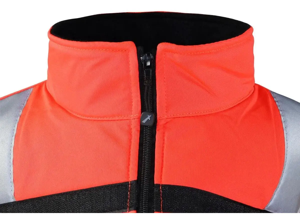 Chaleco Geólogo Minero Rojo Activex Hombre | Alta Visibilidad y Múltiples Bolsillos