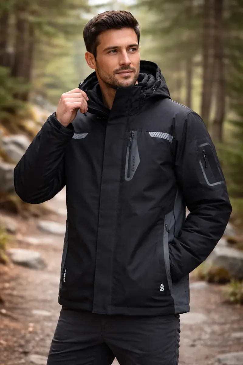 Parka Térmica Impermeable Hombre | Abrigo para Frío y Lluvia, Liviana y Resistente