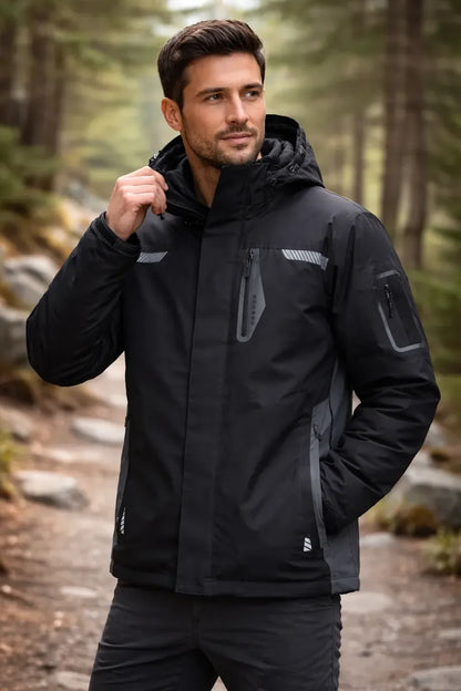Parka Térmica Impermeable Hombre | Abrigo para Frío y Lluvia, Liviana y Resistente