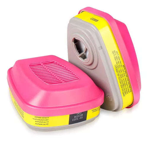 Filtro de Partículas Cartuchos – Protección Integral Contra Vapores Orgánicos, Gases Ácidos y Partículas