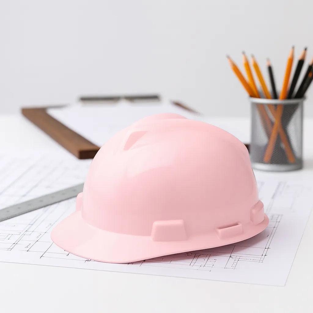 Casco De Seguridad Rosa Dieléctrico Msa V-gard Rosa