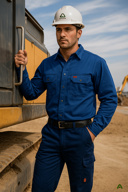 Pantalón Ignifugo EN11612 + AS 9,5cal Azul