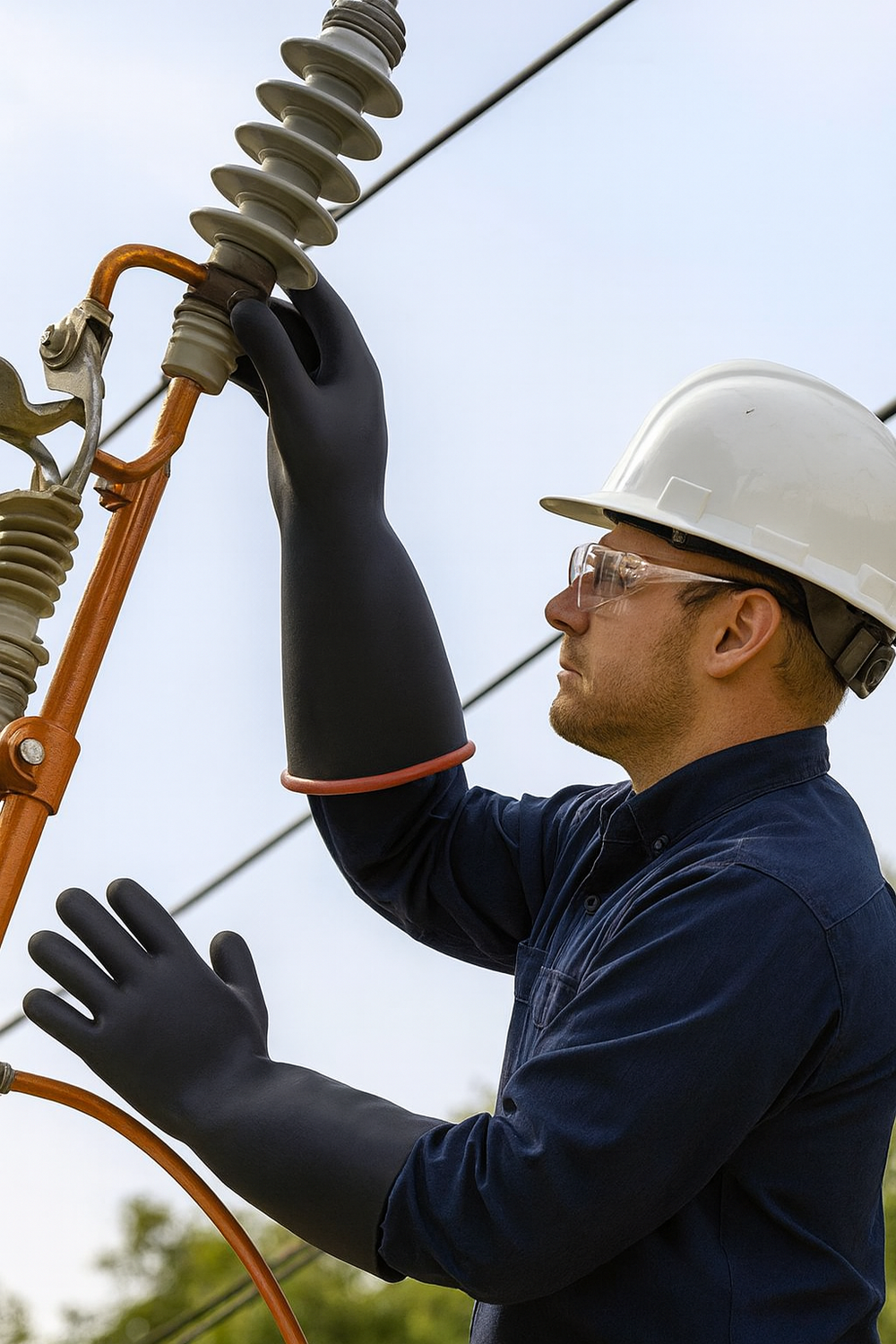 Guante Dieléctrico Clase 2 | Protección Eléctrica Profesional para Alta Tensión