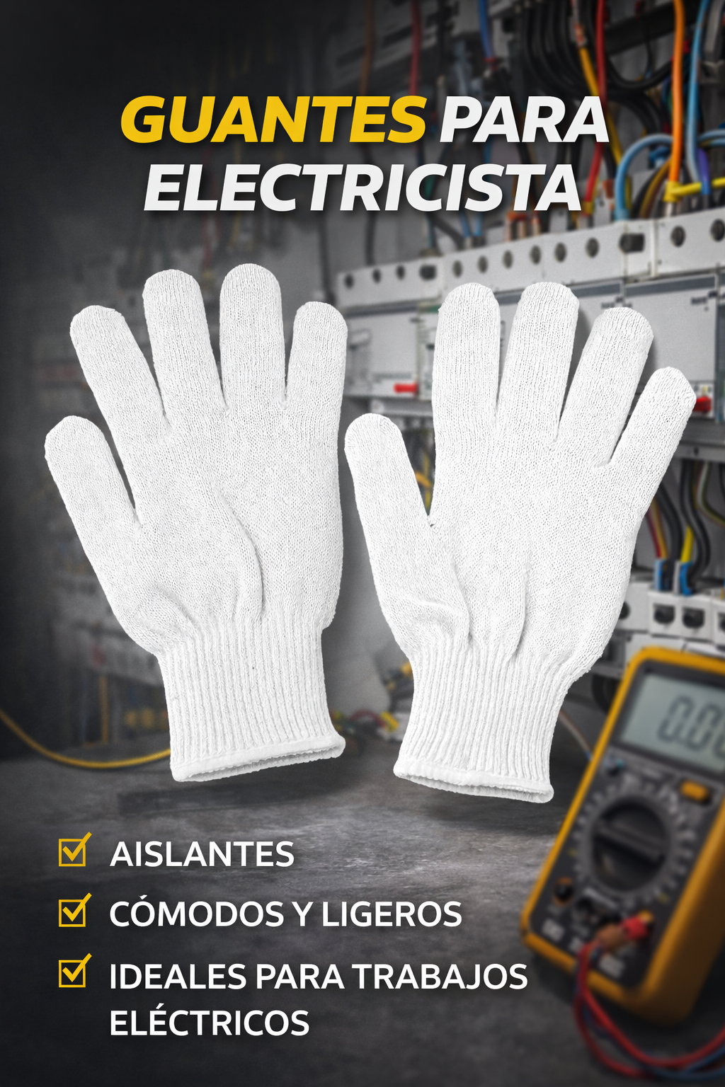 Guante Algodón para Guante Dieléctrico