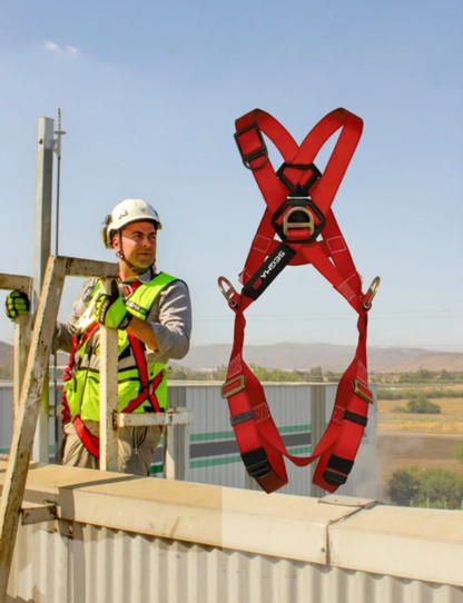 Arnés de Seguridad Cuerpo completo tipo X de 4 argollas clase ADP