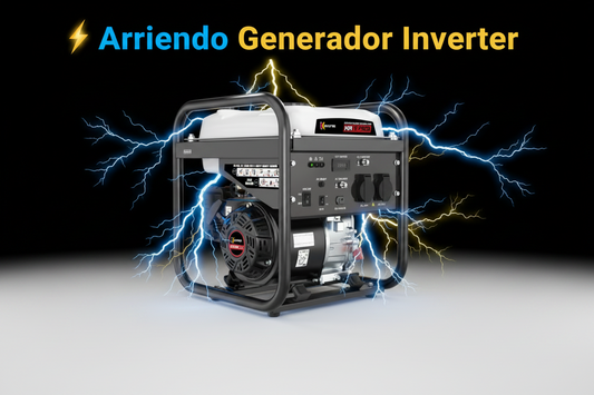 Arriendo Generador Inverter Krafter KR3750ID 3.3 KW | Silencioso para Hogar, Eventos y Trabajo