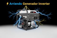 Arriendo Generador Inverter Krafter KR3750ID 3.3 KW | Silencioso para Hogar, Eventos y Trabajo