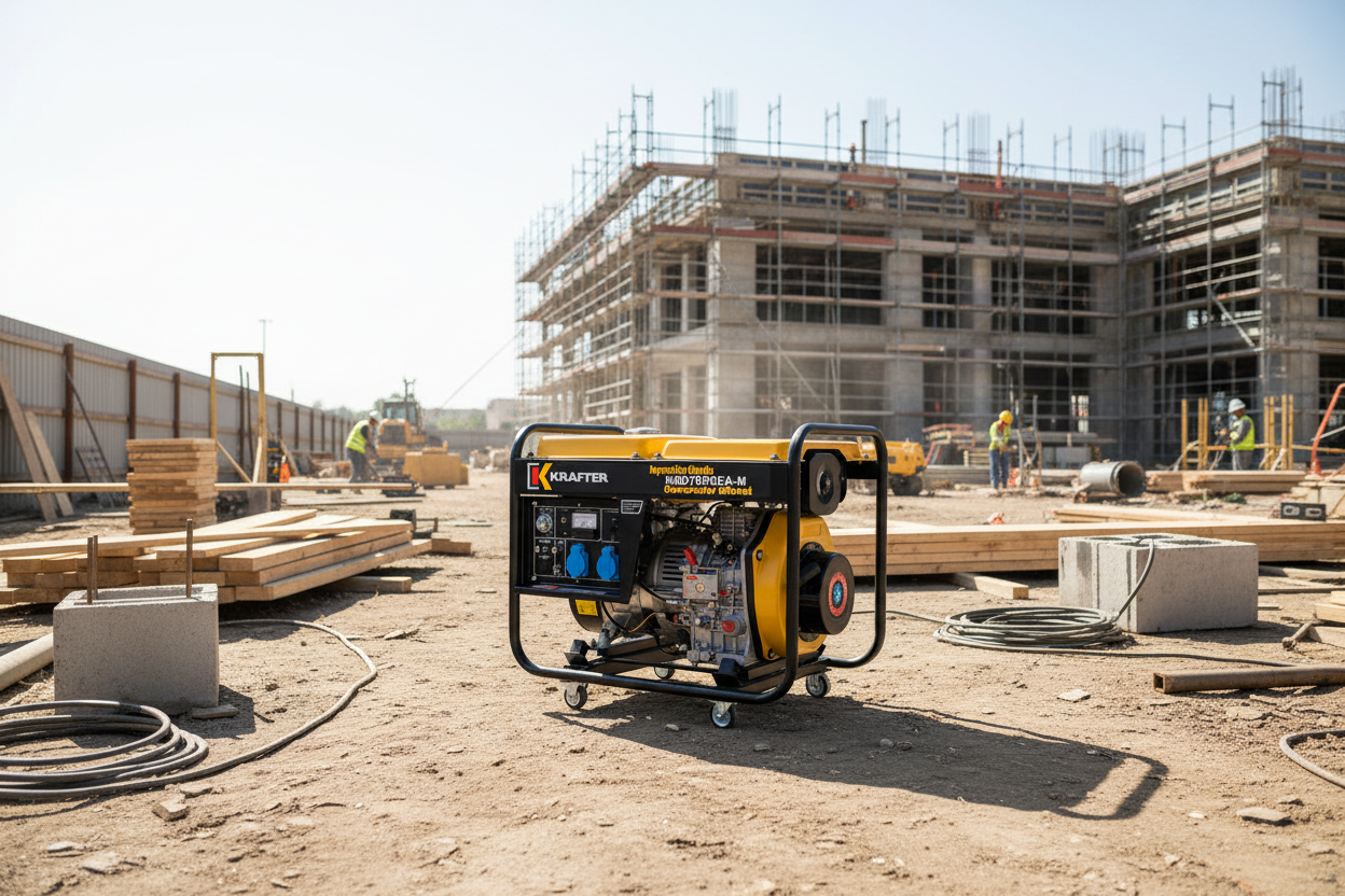 Generador Diésel 6 kVA Abierto – Potencia y Resistencia para Uso en Terreno