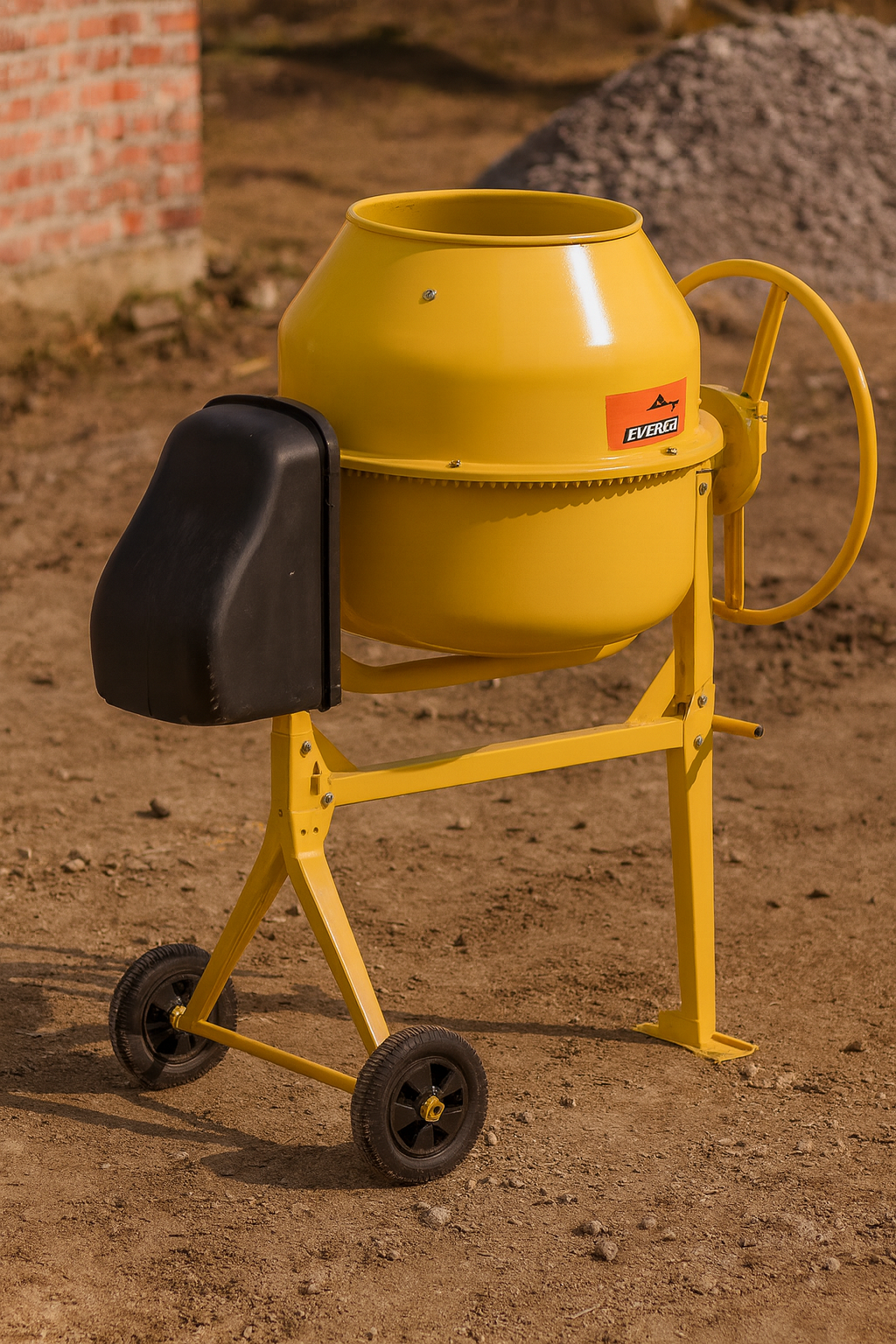 Betonera de Volteo Lateral con Motor Eléctrico