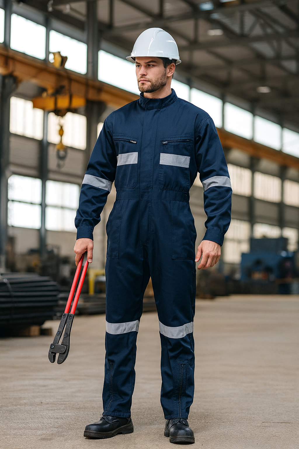 Overol Piloto Poplin Azul