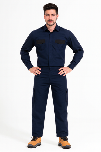 Pantalón Ignifugo EN11612 + AS 9,5cal Azul