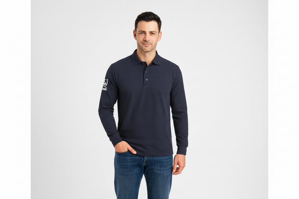 Polera Ignifuga Antiestática Azul FRPST NFPA