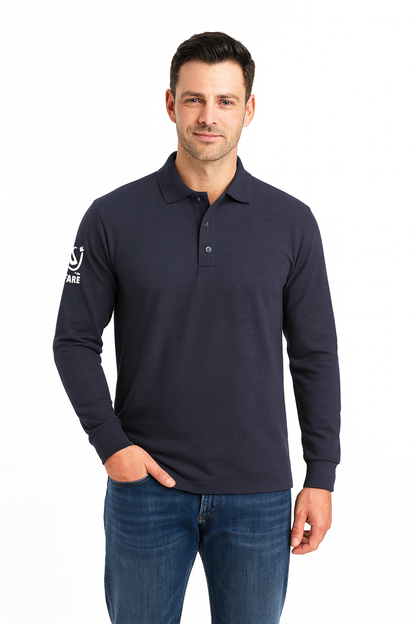 Polera Ignifuga Antiestática Azul FRPST NFPA