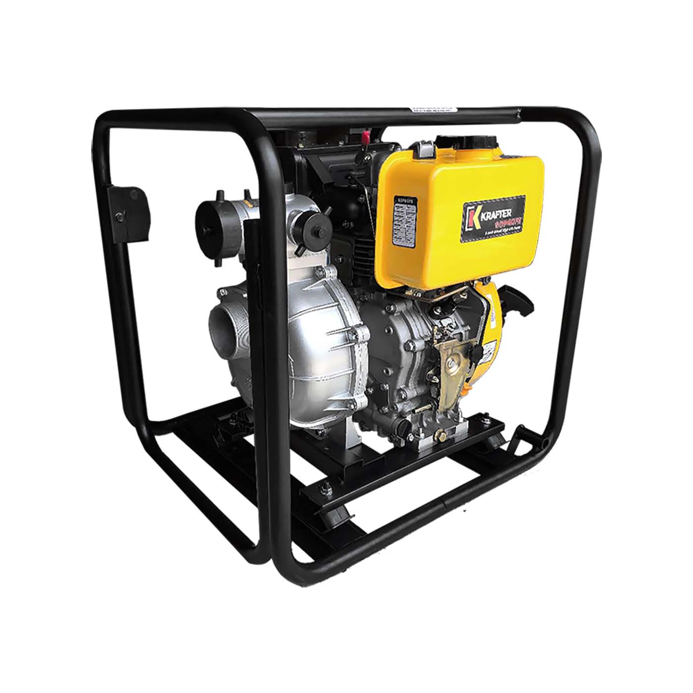 Motobomba Diesel KRAFTER  Alta Presión 3X3 PE (7 HP)