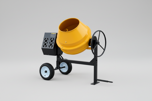 Betonera profesional 400 litros 9HP diésel para obras de mediana y gran escala.