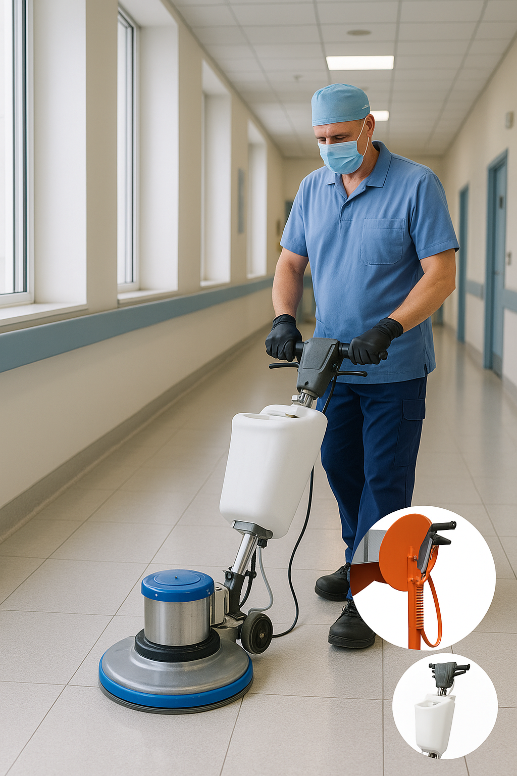 Abrillantadora de Piso 17 pulgadas