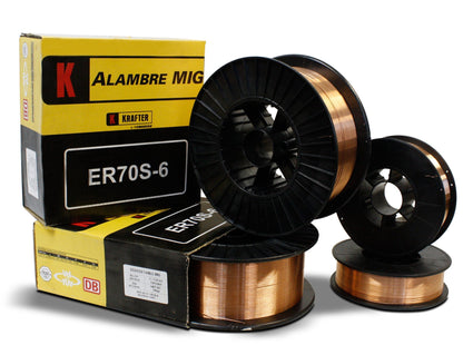 Rollo Alambre MIG ER70S-6 1.2MM X 15KG