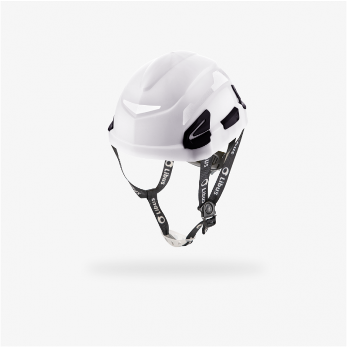 Casco para Trabajo en Altura Libus Andes con Mentonera y Arnés Textil Certificado