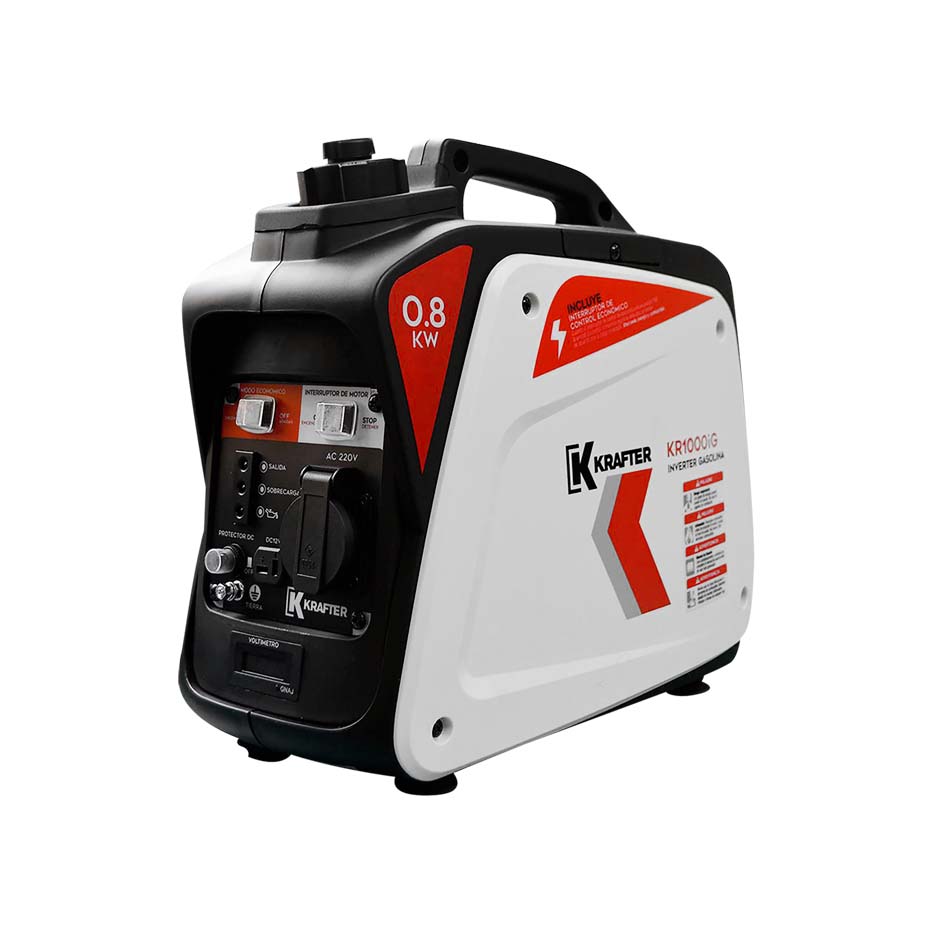 Generador inverter Krafter KR1000IG, imagen de catálogo para arriendo por 3 días