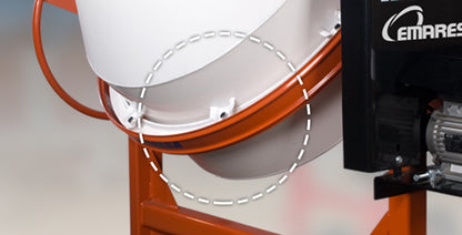 Betonera a gasolina 400lt- Portátil y Potente para Trabajos en Espacios Reducidos