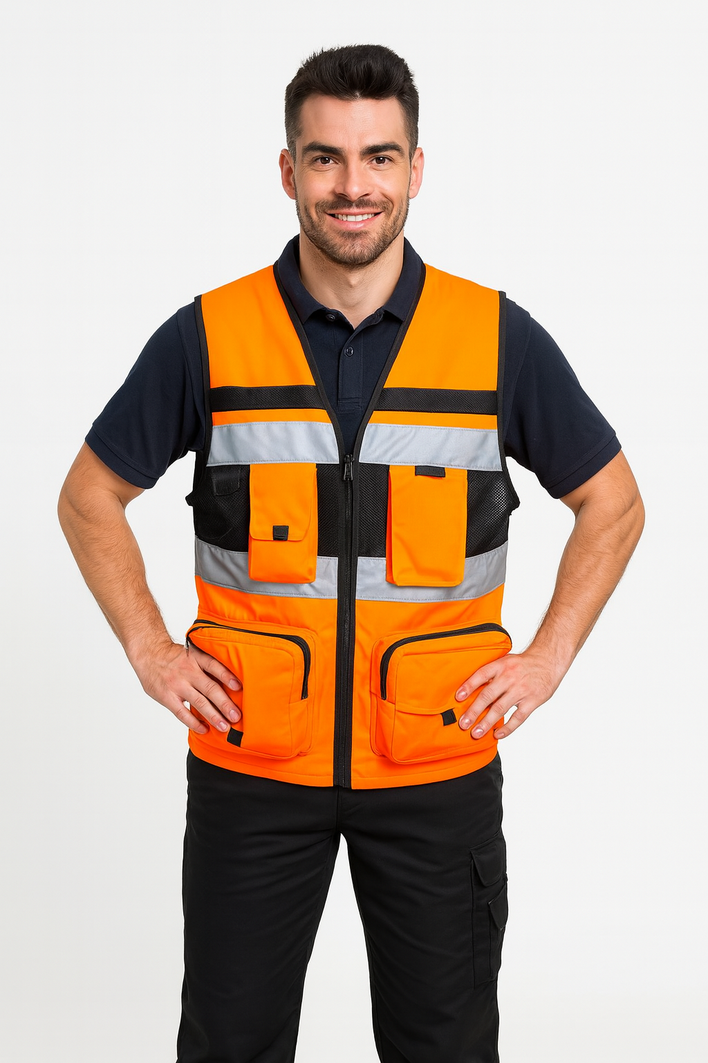 Chaleco Geólogo Miner Naranjo