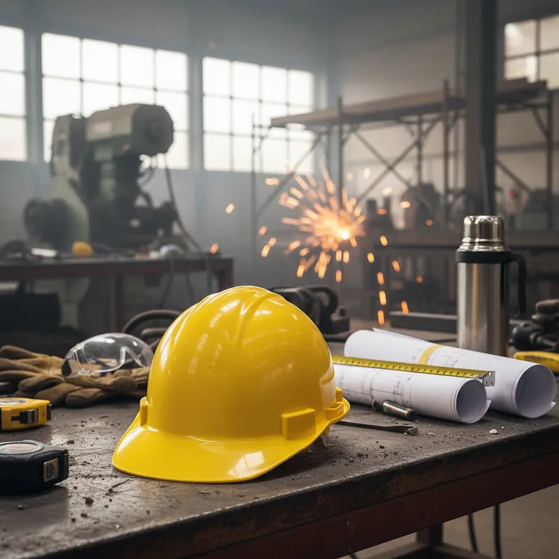 Casco de Seguridad Industrial certificado Dieléctrico con Arnés