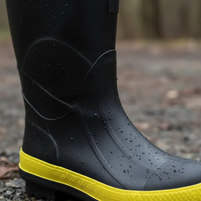 Bota de Seguridad de Caucho Impermeable para Minería