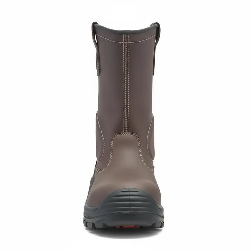 Bota de Seguridad para Soldador anticlavo Café