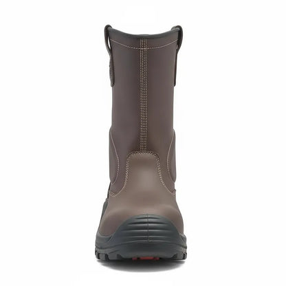 Bota de Seguridad para Soldador anticlavo Café