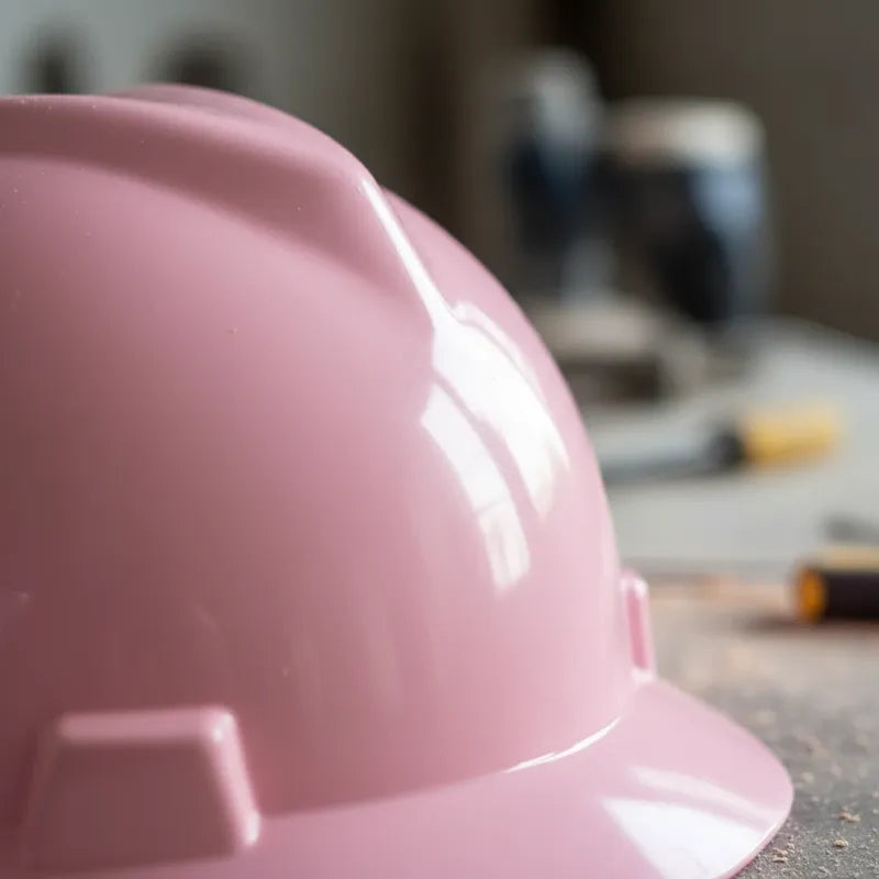 Casco de Seguridad dieléctrico Rosado V-gard