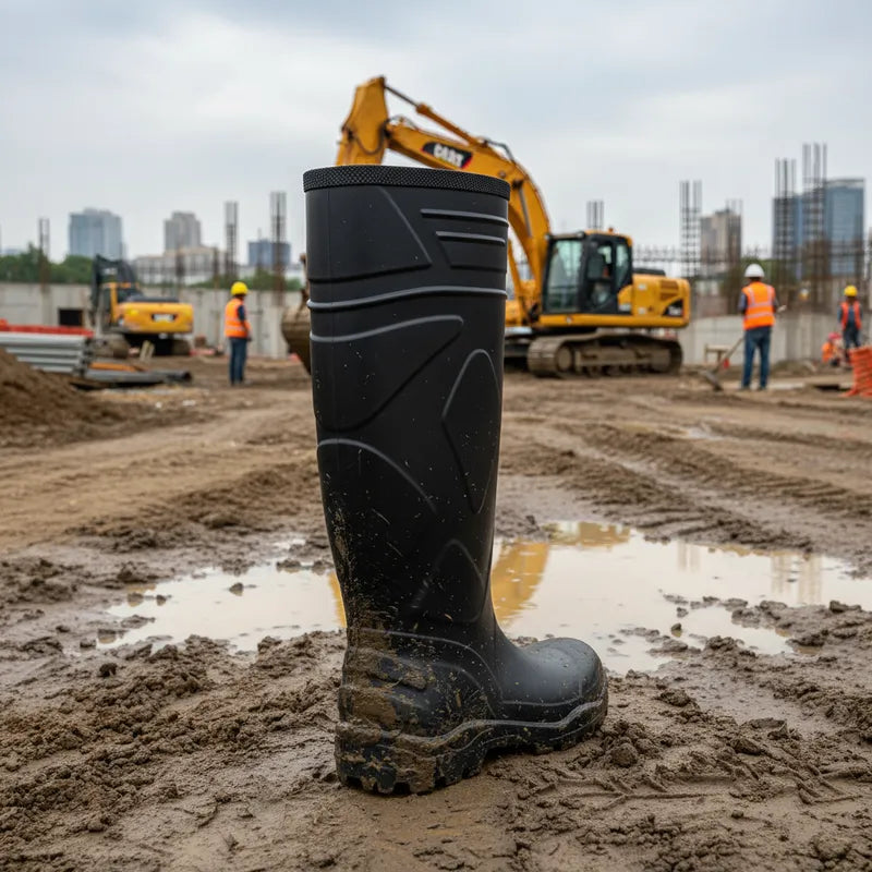 Bota de Seguridad Negra sin Puntera de Acero