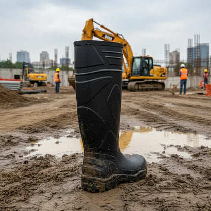 Bota de Seguridad Negra sin Puntera de Acero