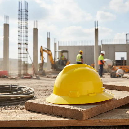 Casco de Seguridad Blanco dieléctrico de Ala completa V-Gard