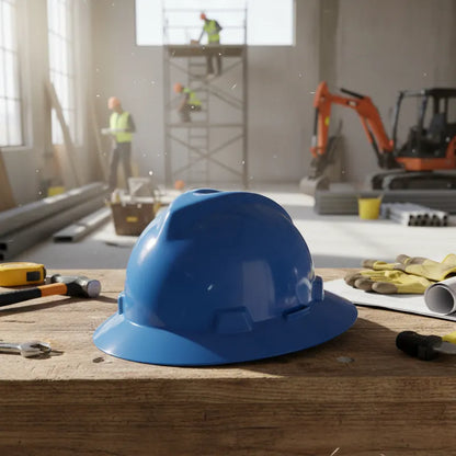 Casco de Seguridad Blanco dieléctrico de Ala completa V-Gard