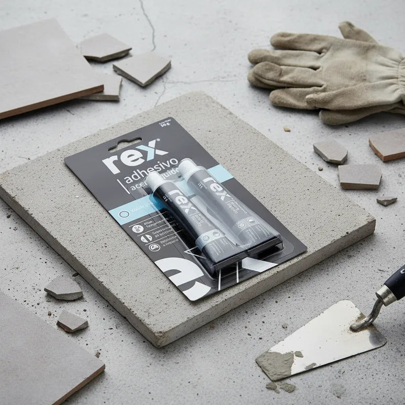 Acero Liquido Adhesivo Gris