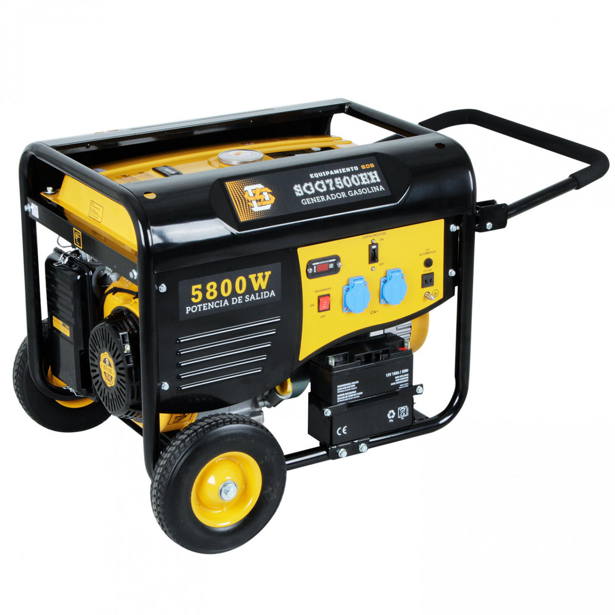 Generador bencin 6,3 kva - 6.3 kw 220v sgg7500eht