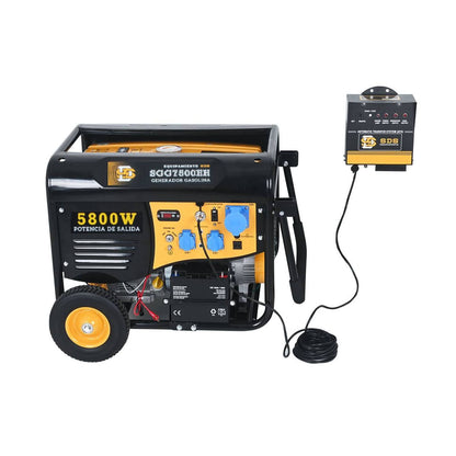 Generador bencin 6,3 kva - 6.3 kw 220v sgg7500eht