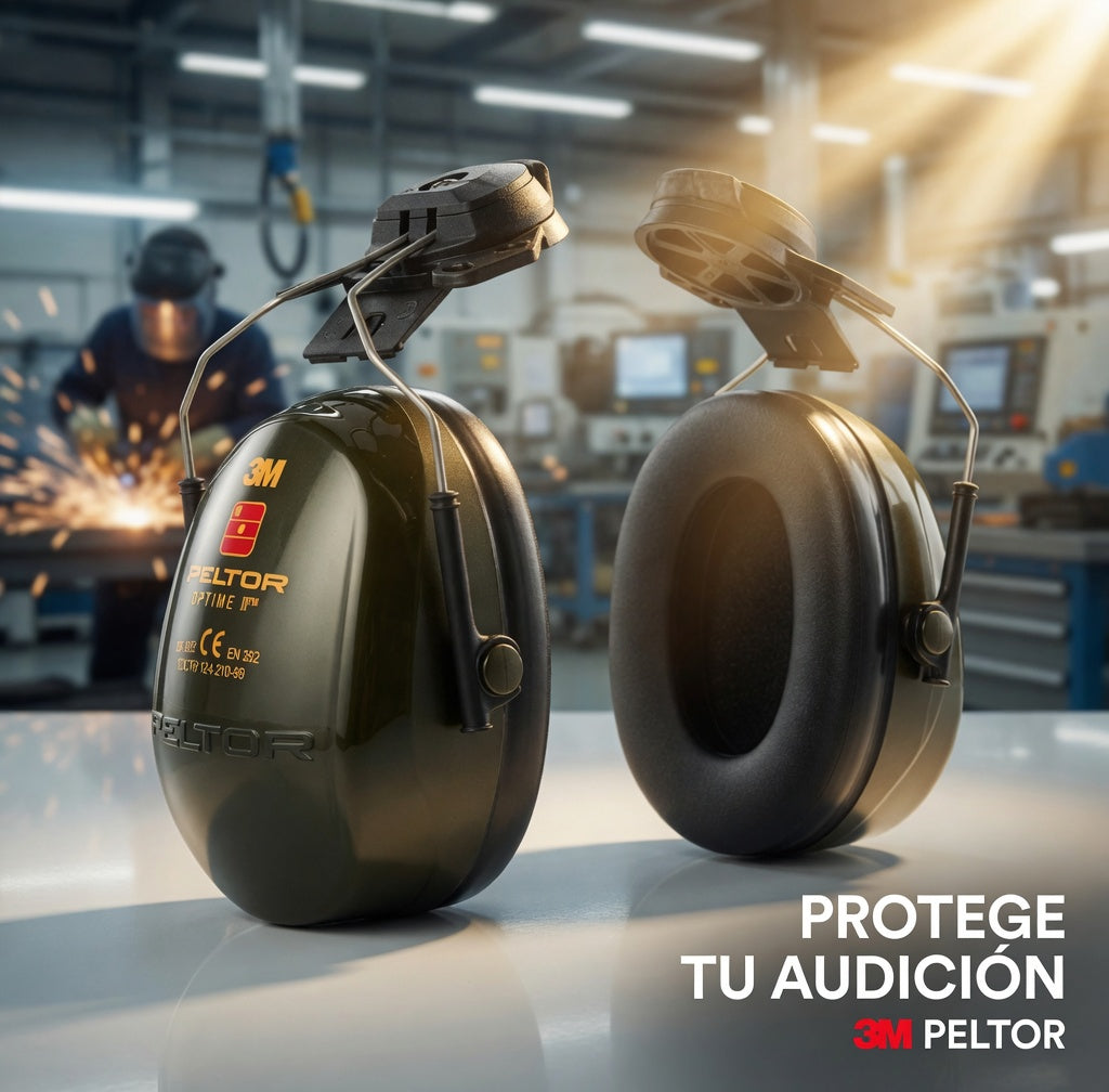 Fono para Casco Peltor 30 dB | Protección Auditiva Profesional Industrial