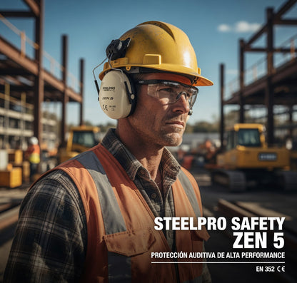Fono para Casco 24 dB | Protector Auditivo Industrial para Construcción y Taller
