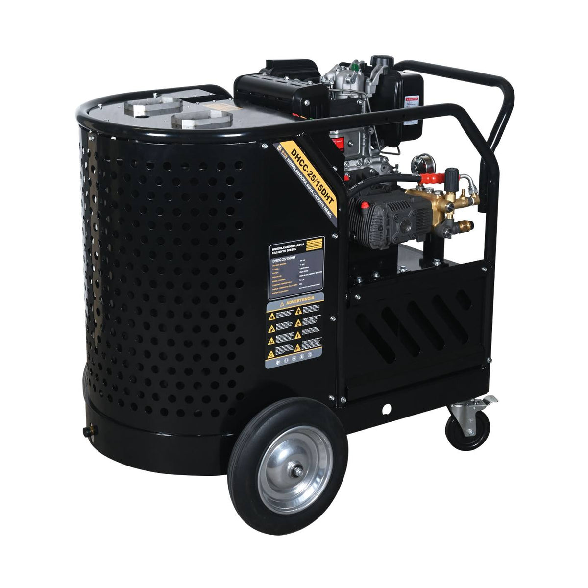 Hidrolavadora agua caliente 250 bar 15 lpm 14hp