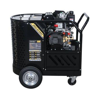 Hidrolavadora agua caliente 250 bar 15 lpm 14hp