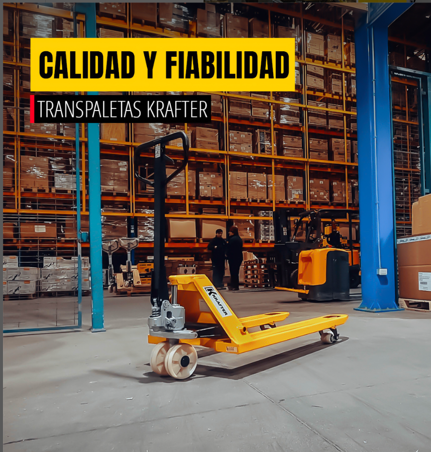 Transpaleta manual para cargas hasta 3000 Kg