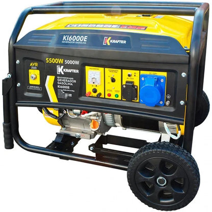 Generador Gasolina KI6000E Krafter 5,5 KVA conectable ATS