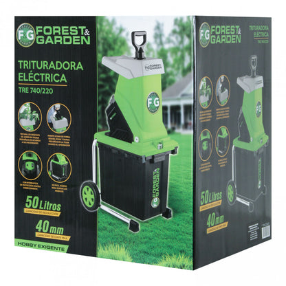Trituradora Eléctrica para ramas y hojas. Ideal para tu jardín